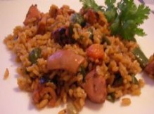 Caldereta de pescados y mariscos