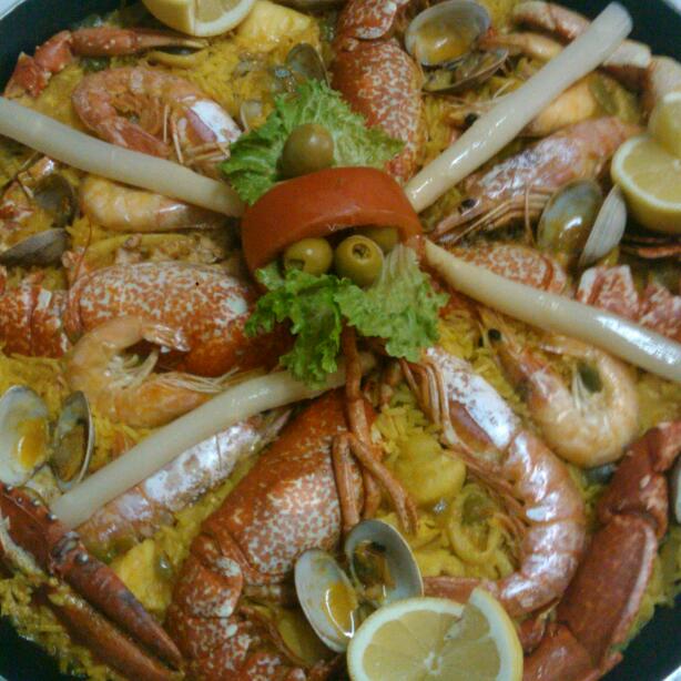 Paella de marisco especial
