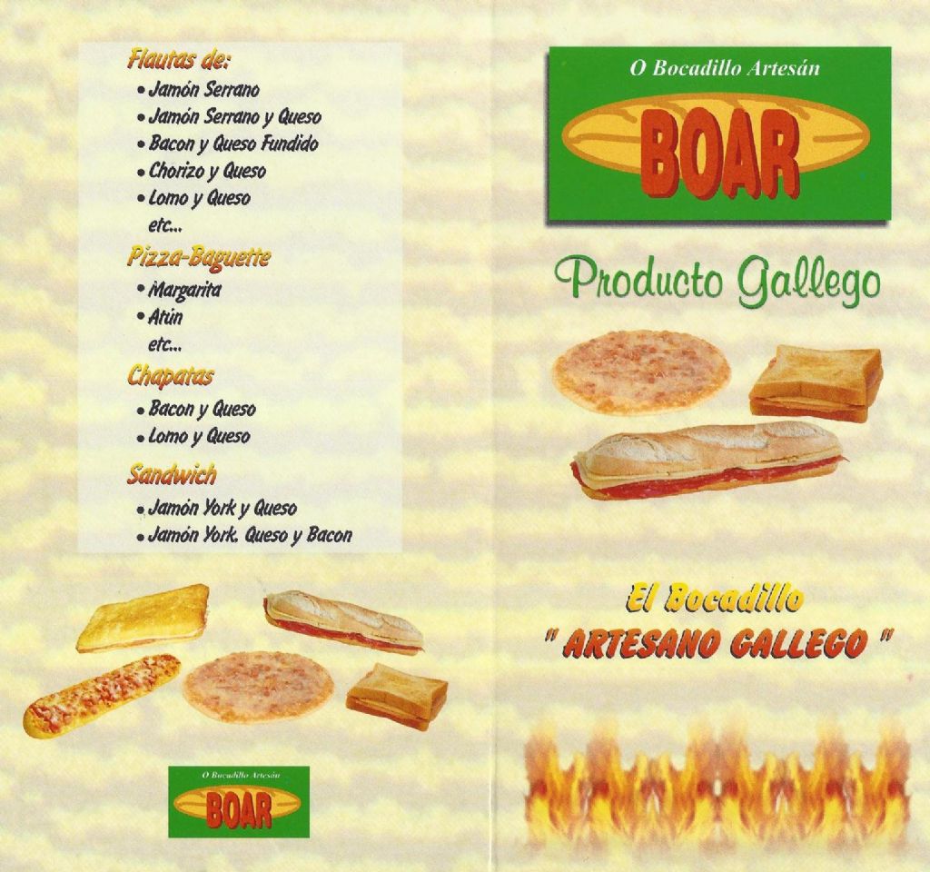 Carta Bocadillos