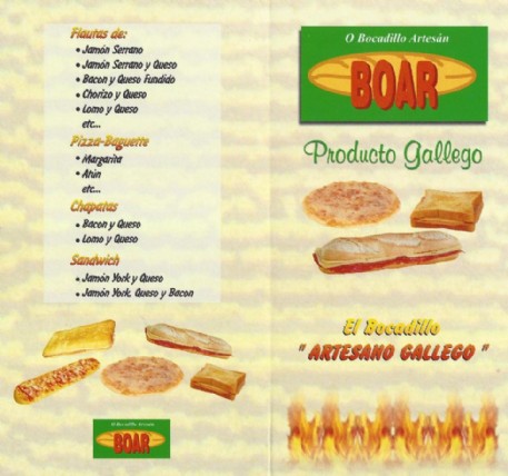 Carta bocadillos