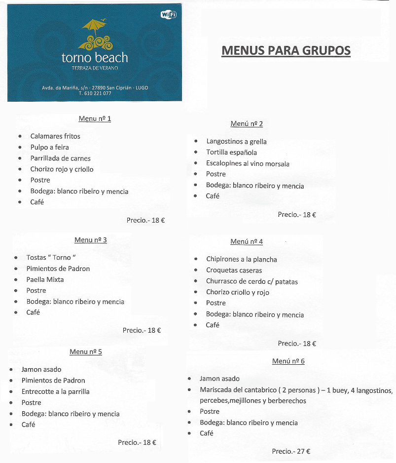 Men para grupos