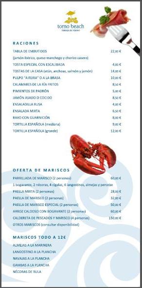Carta torno beach