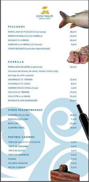 Carta torno beach