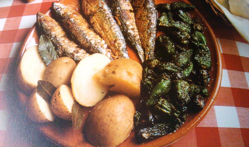 Sardinas con cachelos