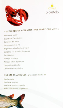 Men Restaurante Hotel o Castelo