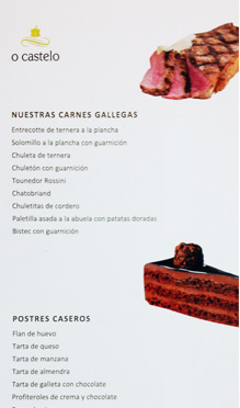 Men Restaurante Hotel o Castelo