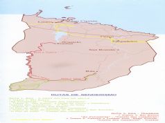 Plano de sendas en Cervo